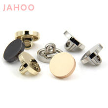 Personalized Round Plating Printed Logo Nickel-free Alloy Metal Buttons for Coat